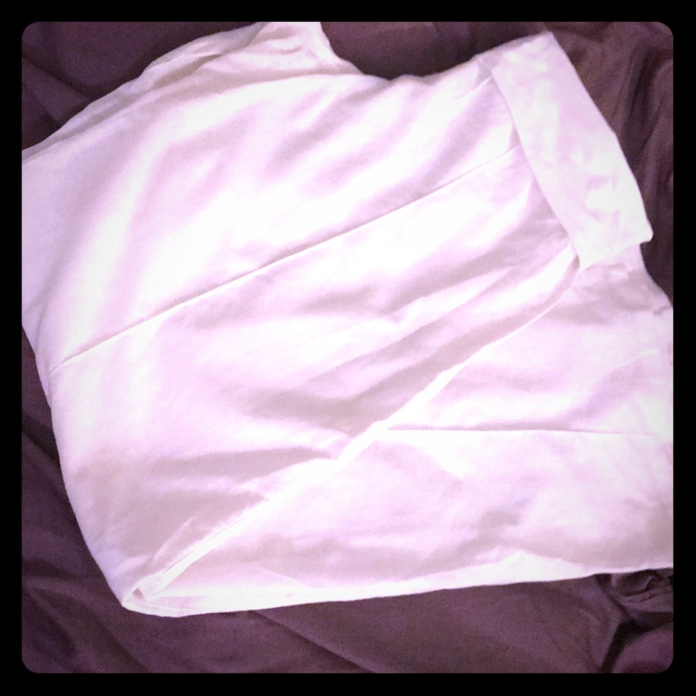 White Arden B. Linen Flared Trousers
